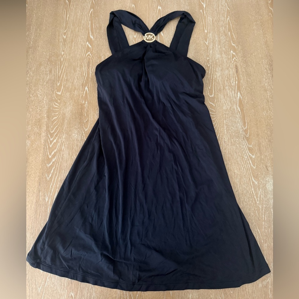 Michael Kors Navy Swim coverup Dress size small